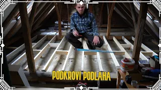 PODLAHA Z 1/2 HOTOVÁ | Marťa se zranila | Stavíme podkroví díl_3