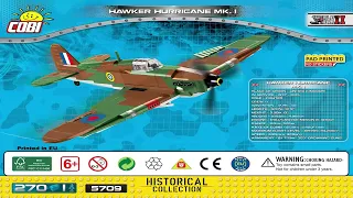 Cobi Instructions | Small Army / WW2 | 5709 | Hawker Hurricane Mk.I Plane