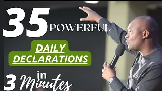 35 Powerful Daily Declarations in just 3 Minutes by Apostle Joshua Selman