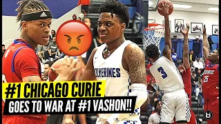 #1 VASHON VS #1 CHICAGO CURIE WAS AT WAR DOWN TO THE WIRE! RAMEAN HINTON SHOWS NO FEAR AND DROPS 27!