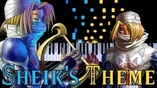 The Legend of Zelda: Ocarina of Time - Sheik's Theme - Piano|Synthesia