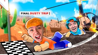 CHEGUEI NO FINAL DO DUSTY TRIP COM O HELICÓPTERO NOVO NO ROBLOX!!