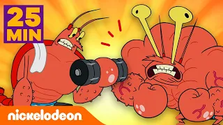 SpongeBob | Momen-Momen Terbaik Larry Si Lobster Selama 25 Menit! | Nickelodeon Bahasa