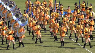 京都橘高校吹奏楽部/メリディアン・マーチングフェスタ/Kyoto Tachibana SHS Band stage Marching 「4ｋ」