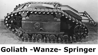 Ladungsträger der Wehrmacht - Goliath -Springer - Wanze