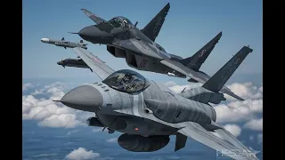 War Thunder MiG-29 and F-16A overview on dev server