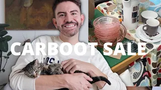 CARBOOT SALE BARGAINS & KITTENS FIRST VET VISIT | AUTUMN WITH MR CARRINGTON