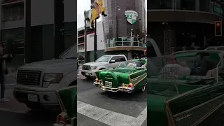 Crackers 1957 Bel air on Las Vegas blvd . #carshow #chevy #classiccarshow #hydraulics #belair