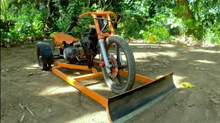 Ang Motorcycle gihimong  Grader |  Modified Motorcycle Grader | Diy | Welding Projects