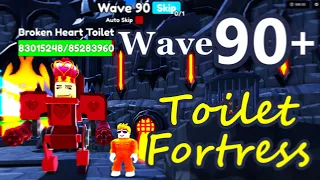 Roblox - Toilet Tower Defense | Episode 73 Part 2 | Wave 90+ | Toilet Fortress