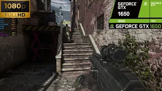 COD Modern Warfare 2 Remastered | GTX 1650 4GB | MAX SETTING | 1080p