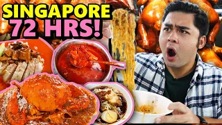 FILIPINO tries SINGAPORE Local Street Food!! 72 Hours of EATING! (Full Episode)