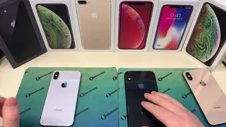 Сравнение iPhone X iPhone XR iPhone XS