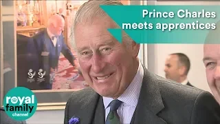 Prince Charles meets apprentices at engineering facility