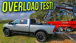 2023 RAM Rebel HD! EXTREME PAYLOAD WEIGHT Test!