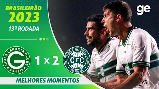 GOIÁS 1 X 2 CORITIBA | MELHORES MOMENTOS | 13ª RODADA BRASILEIRÃO 2023 | ge.globo