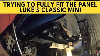 Luke's Classic Mini Part 14: Trying To Fully Mount The Heel Board Panel