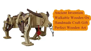 Three Kingdom Zhugeliang Invented Walking Wooden Ox Unboxing Assembling Teaching