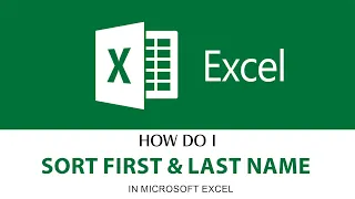 How do I sort first name and last name I MICROSOFT EXCEL #shorts