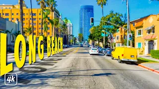 LONG BEACH, California - 4K ULTRA HD Driving Tour