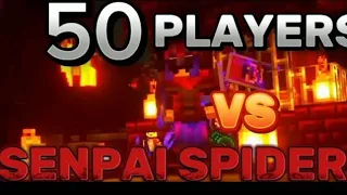 Senpaispider VS 50 Players | EDIT | #senpaispider #minecraft