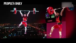 1000 drones depict the memorable moments of Chinese Olympic athletes during the 2020 Tokyo Olympics!