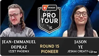 J-Emmanuel Depraz vs Jason Ye | Round 15 | #PTKarlov | PIONEER | Izzet Phoenix vs Jeskai Creativity