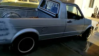 VW rabbit Caddy 1.9 diesel TDI turbo pre build talk and test drive.