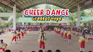 Grade 10 Hope Cheer Dance (Performance Task in  MAPEH 2023)