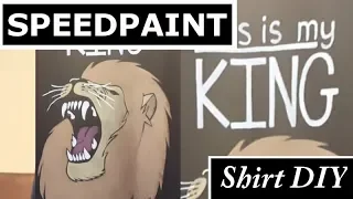 Aslan / Lion King (Shirt DIY - SPEEDPAINT)