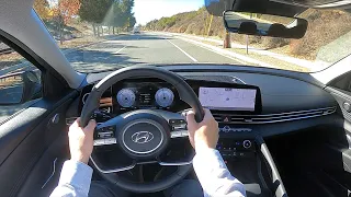 2021 Hyundai Elantra Hybrid - POV Test Drive (Binaural Audio)