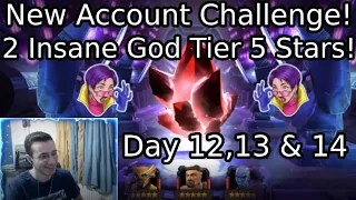 New Account Challenge Day 12, 13 And 14 Recap! First Ever Variant And 2 Insane 5 Star Pulls! MCOC