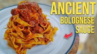 How to Make ANCIENT BOLOGNESE SAUCE Recipe like a Great Grandmother from Bologna