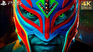 WWE 2K22 - Full Rey Mysterio Showcase Gameplay (PS5) 4K 60FPS