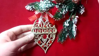 ❄️🎄Новогоднее украшение из джута на ёлку своими руками.🎄❄️/jute ideas