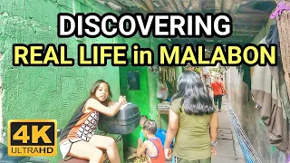 DISCOVERING REAL HIDDEN LIFE in MALABON | WALKING NEVER SEEN BEFORE in SAN AGUSTIN Philippines[4K]🇵🇭