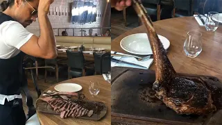 Salt Bae Cutting The Best Meat In Nusret Steakhouse!