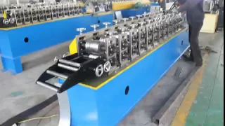 Plane roller shutter door machine