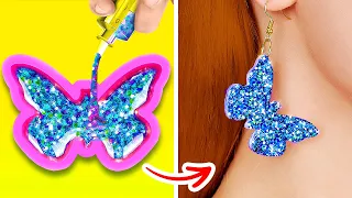 DIY 3D 펜 VS 핫 글루 건 공예 || 123 GO Like!의 놀라운 공예 아이디어와 DIY 속임수