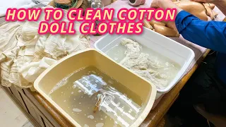 HOW TO CLEAN DOLL CLOTHES WITH LINDA WALL | DOLL SHOP TUTORIAL *we show you how!*