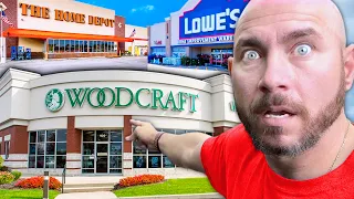 Woodcraft vs Home Depot vs Lowe's | Which is Better?