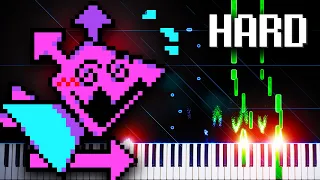 A CYBER'S WORLD? (from Deltarune Chapter 2) - Piano Tutorial