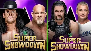 WWE Super Showdown 2019 FULL MATCH CARD Revealed  !