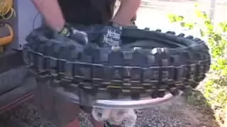 Motorcycle Tire Change