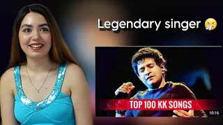 Top 100 Songs of KK | Foreigner Reaction | Hindi Songs | Random Ranking