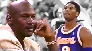 Michael Jordan enjoyed watching young Kobe Bryant dominate basketball games!