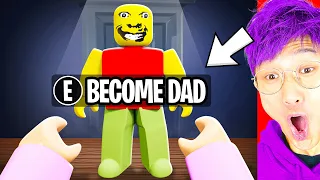 Can We BECOME ROBLOX WEIRD STRICT DAD!? (LANKYBOX Play As WEIRD STRICT DAD!)