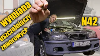 Wymiana uszczelniaczy zaworowych bez zdejmowania głowicy w BMW e46 N42B20