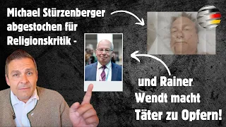 Michael Stürzenberger abgestochen für Religionskritik -  und Rainer Wendt macht Täter zu Opfern!