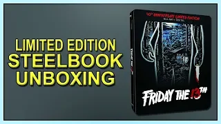 Friday the 13th (1980) 40th Anniversary Limited Edition Blu-ray SteelBook Unboxing